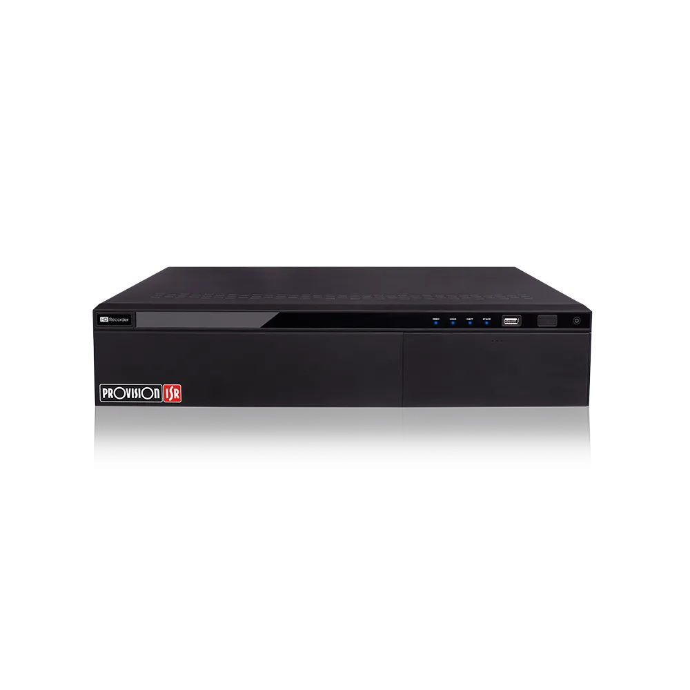 Provision-ISR NVR de 64 Canales NVR16-641600RFAN(2U) para 8 Discos Duros, máx. 80TB, 2 x USB 2.0, 2 x RJ-45