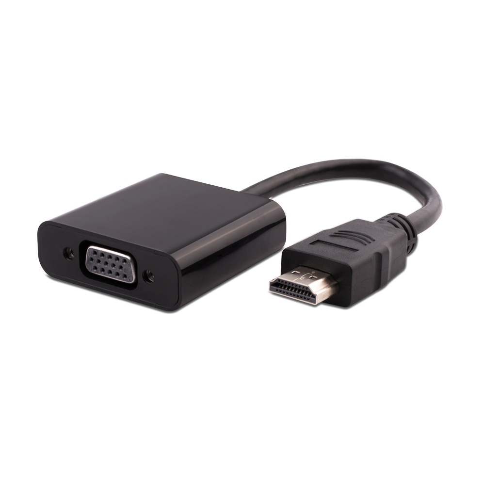 Provision-ISR Adaptador HDMI Macho - VGA Hembra, Negro