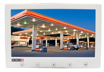 Provision-ISR Monitor PR-TFT7D con Botones Táctiles LCD 7'', Blanco, incluye Soporte, sin Fuente de Poder