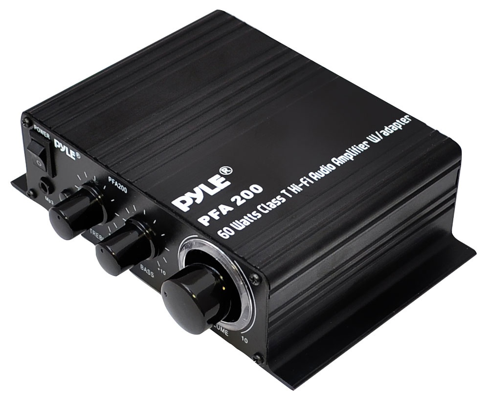 Pyle Amplificador, 2.0 Canales, 30W PFA200 Cyberpuerta.mx