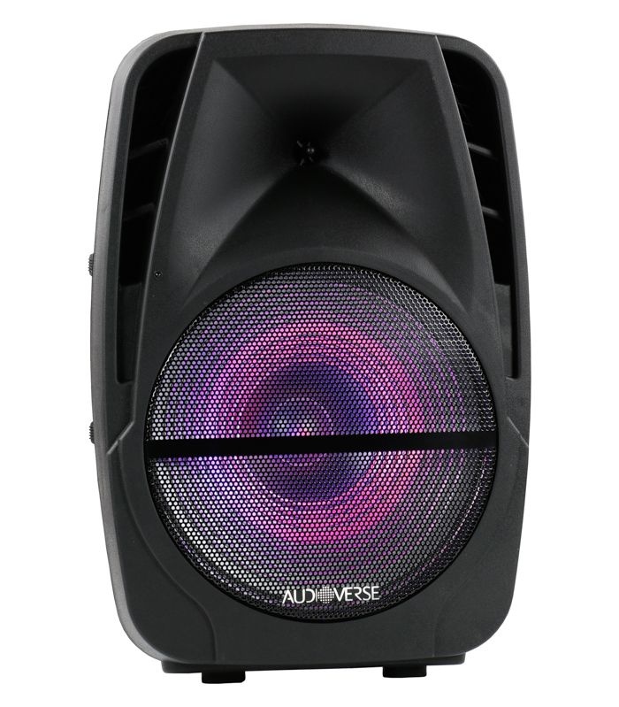 QFX Bafle AV-153/AV-156, Bluetooth, Inalámbrico / Alámbrico, 4600W RMS, USB, Negro