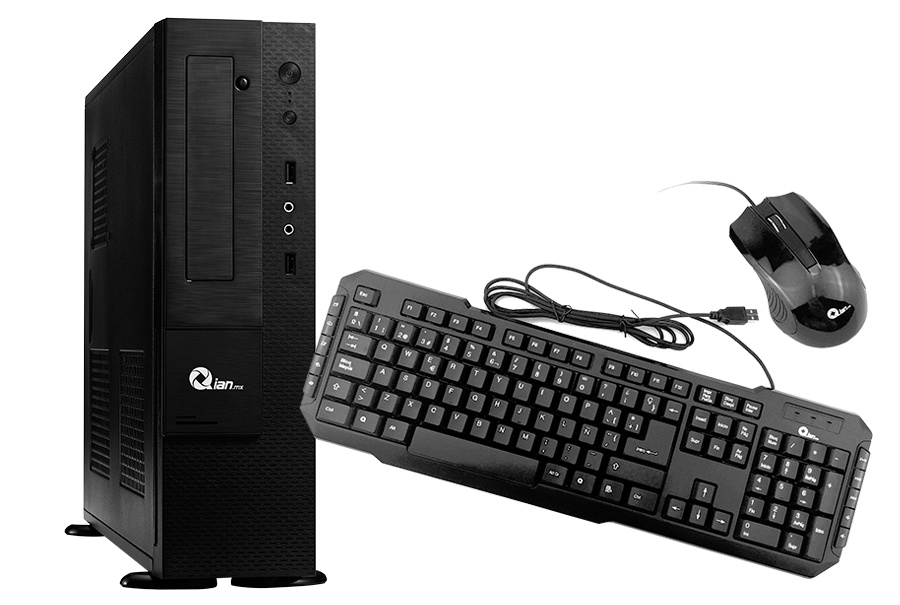 Computadora Kit Qian Slim Bao Q3001, Intel Core i3-7100 3.90GHz, 4GB, 1TB, FreeDOS + Teclado/Mouse