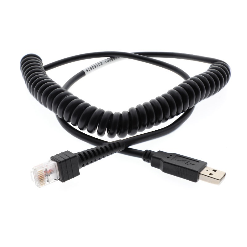 Qian Cable USB A Macho - RJ-50 Macho, 2.4 Metros, Negro