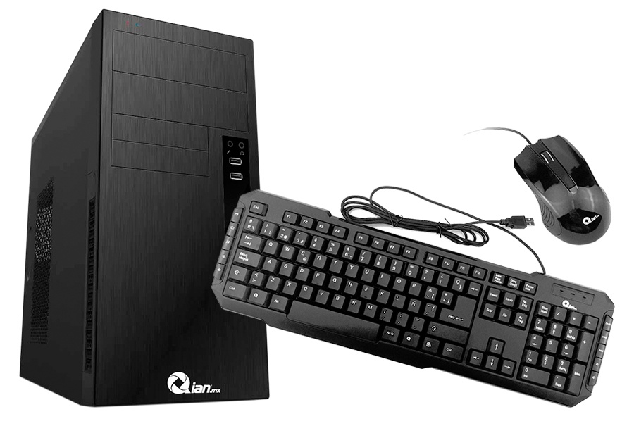Computadora Kit Qian MINI DUAN, Intel Core i5-7400 3GHz, 4GB, 1TB, ENDLESS + Teclado/Mouse