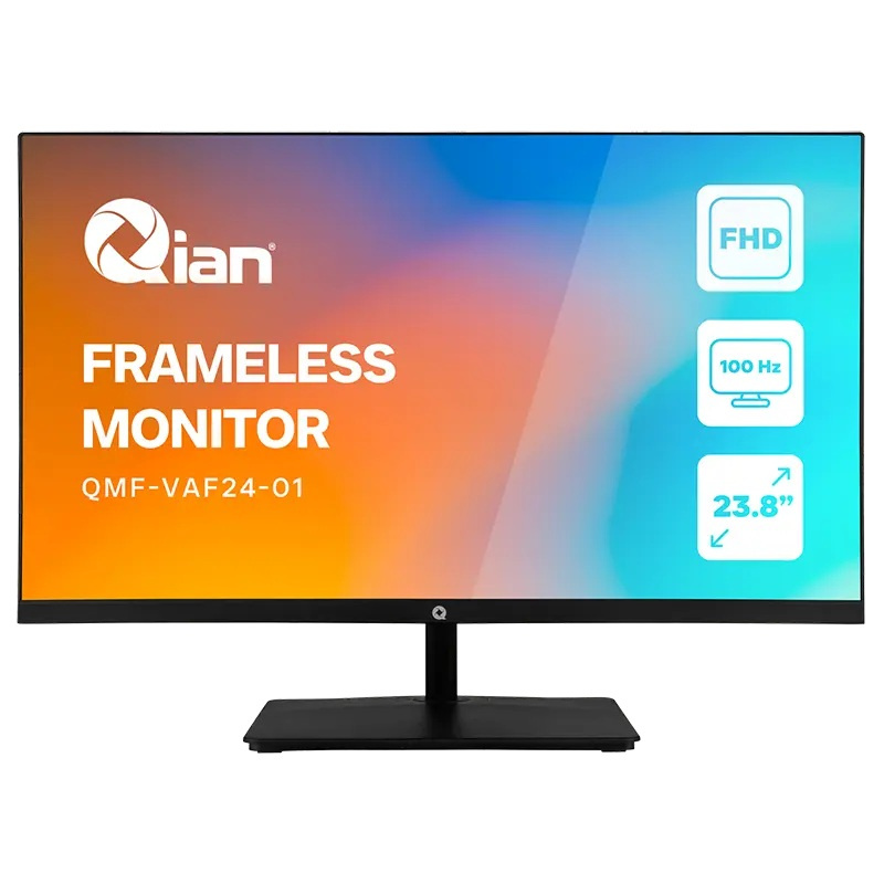 Monitor Qian FlexiView 24" LCD 24", 1920x1080 Full HD, 100Hz, HDMI, Negro