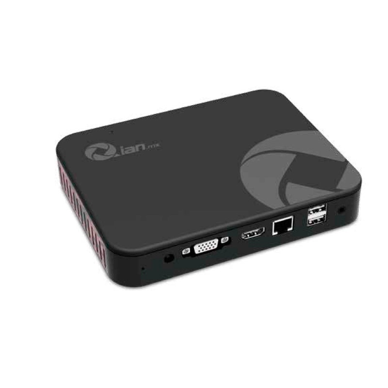 Mini PC Qian QMPW1903, Intel Celeron J3355 2GHz, 4GB, 64GB, Windows 10 Home 64-bit