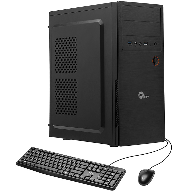 Computadora Qian QPA-OP4500B-5501M, AMD Ryzen 5 4500, 16GB, 480GB SSD, Windows 11 Prueba + Teclado/Mouse