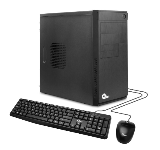 Computadora Kit Qian PCA01-01, AMD Ryzen 5 5600G 3.90GHz, 16GB, 512GB SSD, Windows 11 Pro Trial + Teclado/Mouse