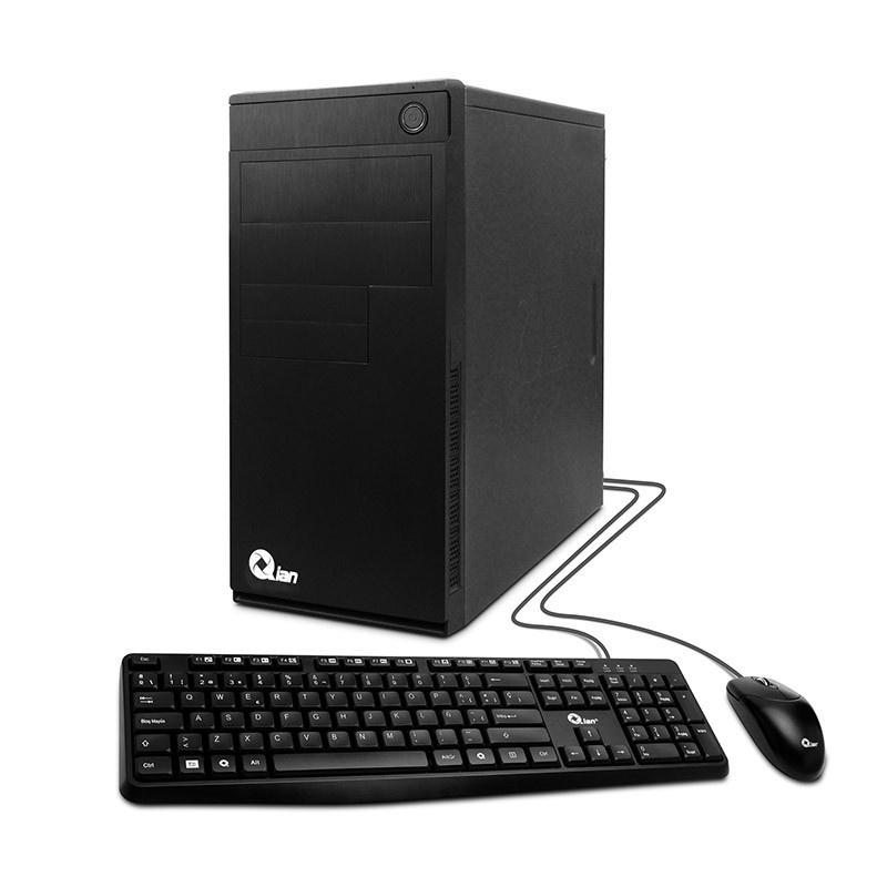 Computadora Kit Qian QPI-OPC-04B, Intel Core i5-10400 2.90GHz, 8GB, 480GB SSD, Windows 11 Home 64-bit + Teclado/Mouse
