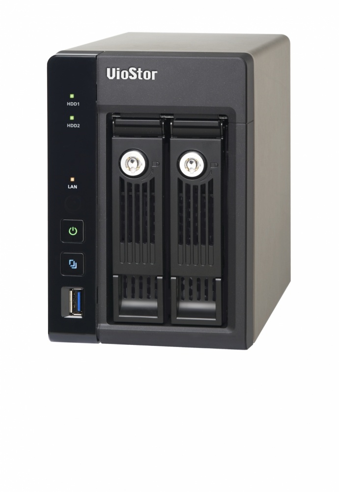 QNAP NVR de 4 Canales VS-2204 PRO+, 2 Bahías, 3x USB 3.0, 2x RJ-45