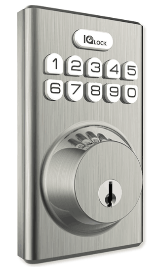 Qolsys Cerradura Inteligente IQDLK-PGK-SN, Código, 255 Usuarios