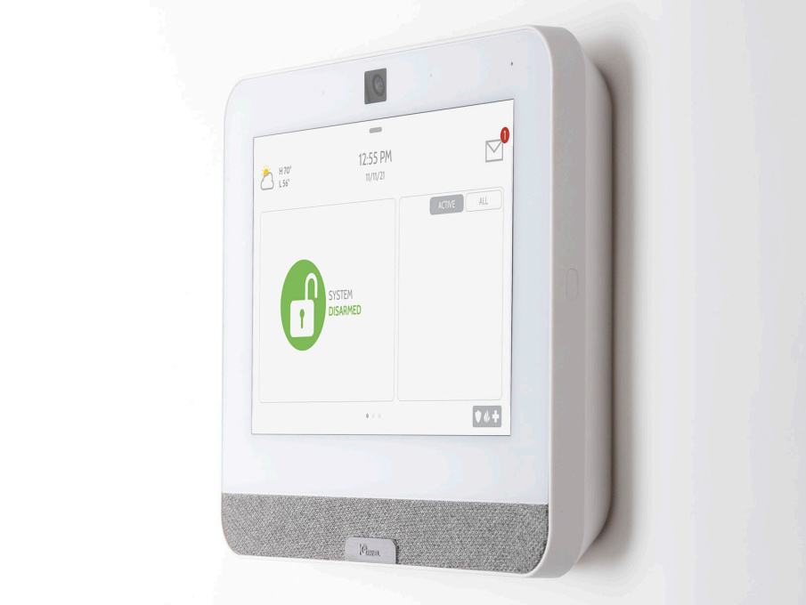 QOLSYS Panel de Alarma Touch IQP4004, 7", Inalámbrico, Compatible con Alarm.com