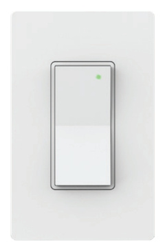 Qolsys Interruptor de Luz Inteligente IQSWH-PG, 1 Botones, PowerG, Blanco