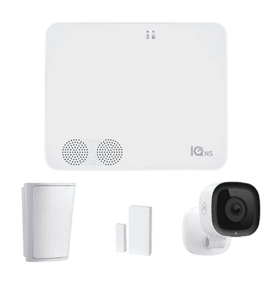 Qolsys Kit Sistema de Alarma QOLSYSVBNS, Inalámbrico, 64 Zonas de Alarma, 1 Sensor de Movimiento, 1 Sensor Puerta/Ventana, con Panel de Control