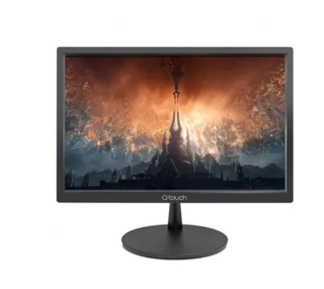 Monitor Q-touch QT-2200 LED 22", 1366x768 HD, 75Hz, HDMI, Negro
