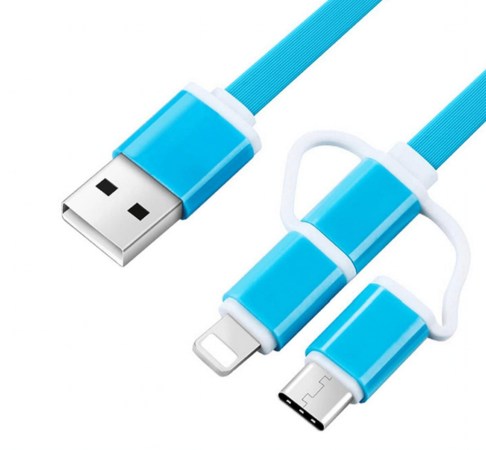 Qtouch Cable Lightning Macho - USB-A Macho, 1 Metro