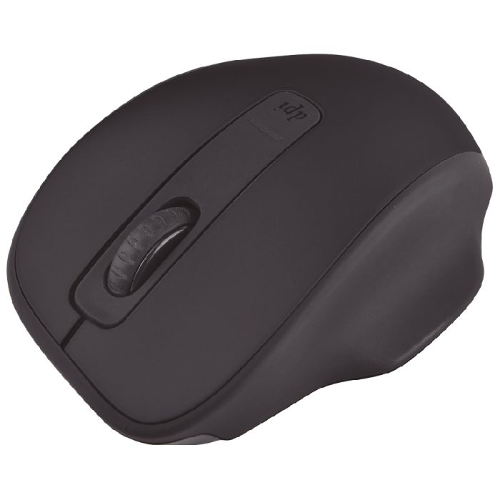 Mouse Quaroni MIQ01N, Inalámbrico, Óptico, 1.200DPI, RF Inalámbrico, Negro