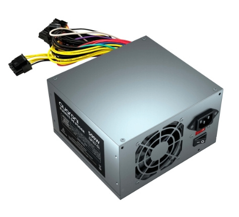 Fuente de Poder Quaroni QPSU-01, 24-pin ATX, 80mm, 500W