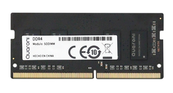 Memoria RAM para Laptop Quaroni R416S32 DDR4, 3200MHz, 16GB, Non-ECC, CL19, 260-pin SO-DIMM