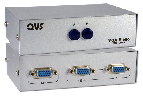 QVS Divisor de Video/Video Splitter VGA, 3 Puertos