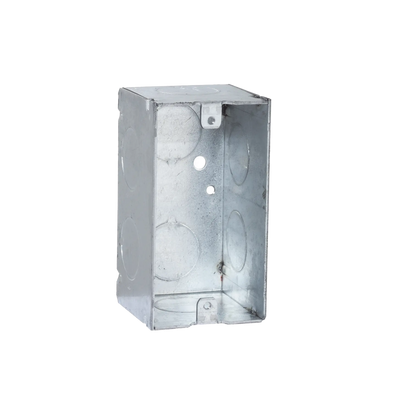 Raco Caja para Pared HUB-674, 8 Entradas, Acero