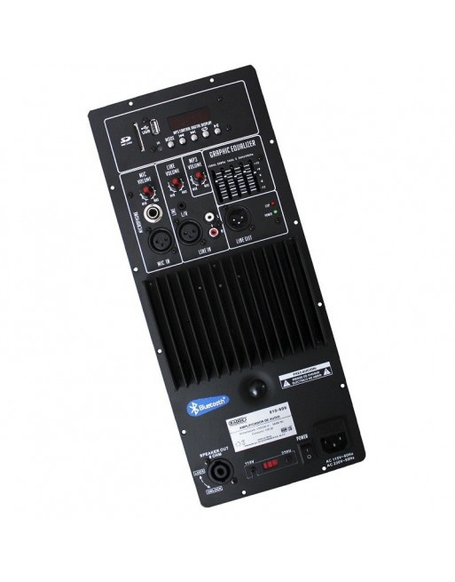 Radox Amplificador de Audio 010-699, Inalámbrico, 2 Canales, 6.3mm/RCA, 100 - 240V