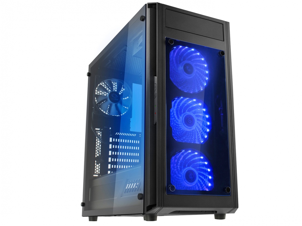 Gabinete Raidmax Alpha Prime con Ventana LED RGB, Full-Tower, ATX/Micro-ATX/Mini-ATX, USB 3.0, sin Fuente, Negro
