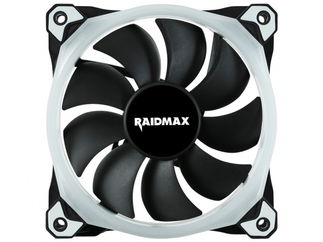 Ventilador Raidmax NV-R120FB RGB, 120mm, 1200RPM, Negro