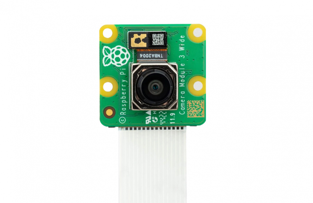 Raspberry Pi Cámara para Placas de Desarrollo RP-00874, Módulo 3, 12MP Gran Angular NoIR