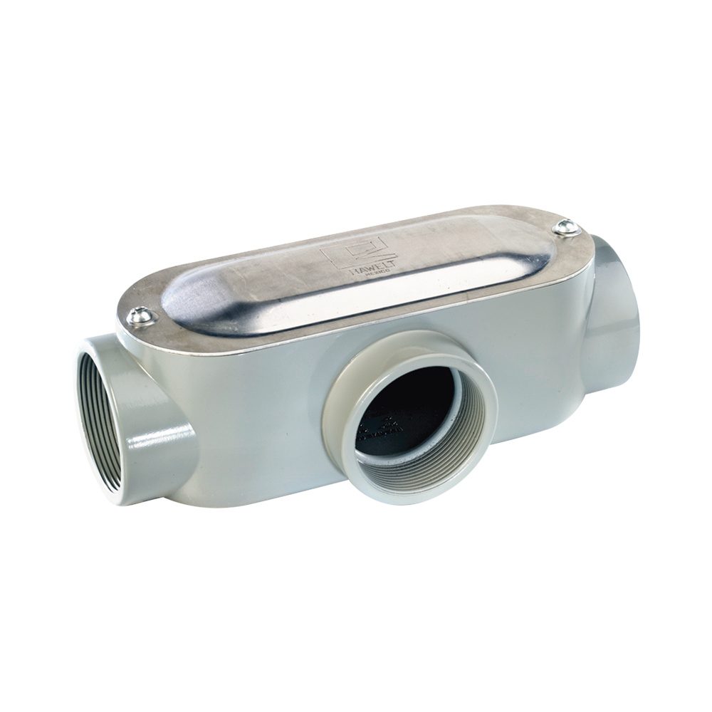 RAWELT Caja Condulet T OT-0087C, 3/4", Aluminio
