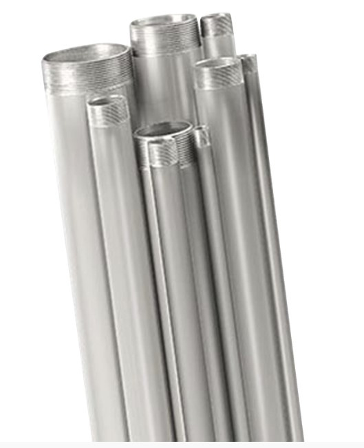 RAWELT Tubo Conduit Rígido de Aluminio TAL-38-R, 38.1mm x 3.05 Metros, Plata