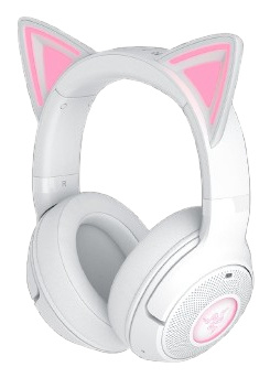 Razer Audífonos Gamer Kraken Kitty V2 BT para PC, Inalámbrico, USB-C, Blanco