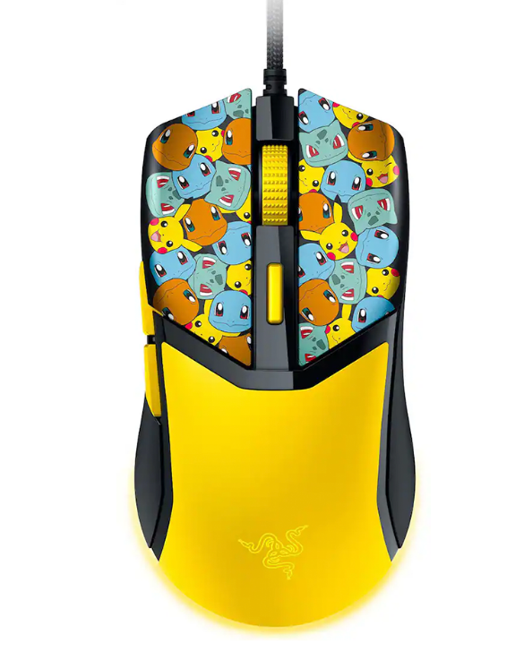 Mouse Razer Cobra Pokemon, Alámbrico, Óptico, 8.500DPI, USB-A, Multicolor