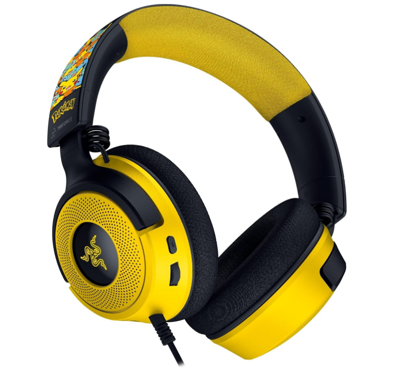 Razer Audífonos Gamer Kraken V4 X Pokemon Edition, Alámbrico, USB, Multicolor
