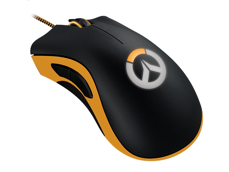 Mouse Gamer Razer Óptico DeathAdder Overwatch Chroma, Alámbrico, USB, 10000DPI, Negro
