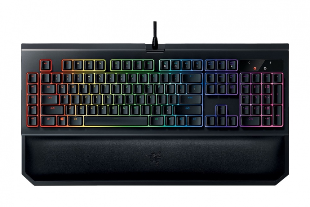 Teclado Gamer Razer BlackWidow Chroma V2 LED RGB, Teclado Mecánico, Switch Green, Alámbrico, Negro (Inglés)