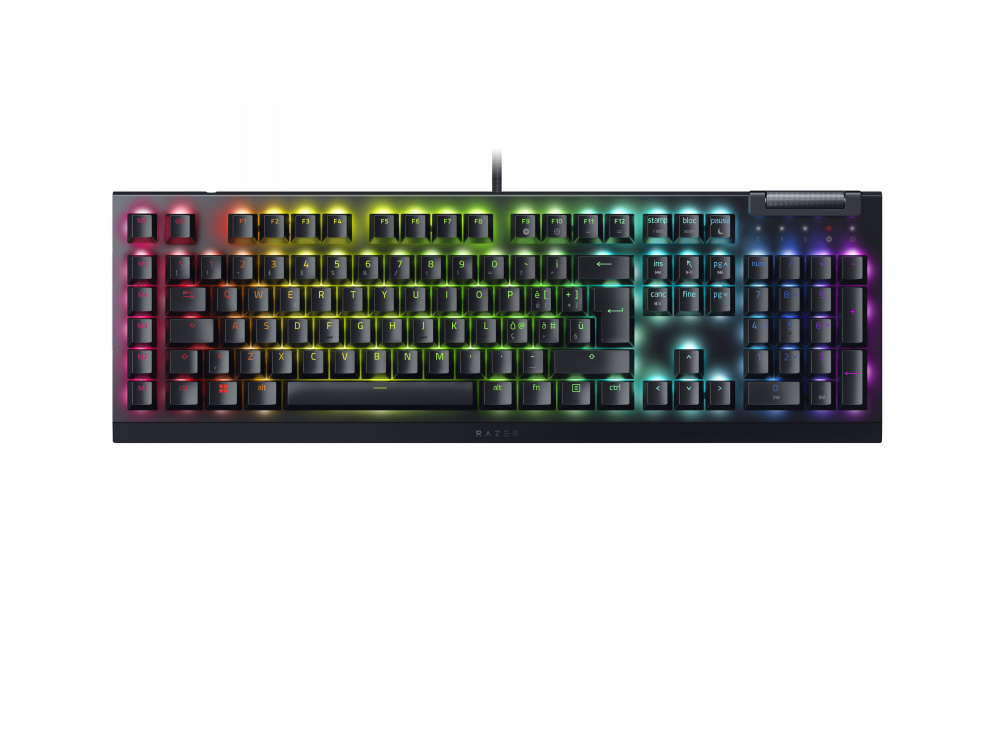 Teclado Gamer Razer BlackWidow V4 X LED RGB, Teclado Mecánico, Razer Yellow, Alámbrico, USB, Negro, Español 