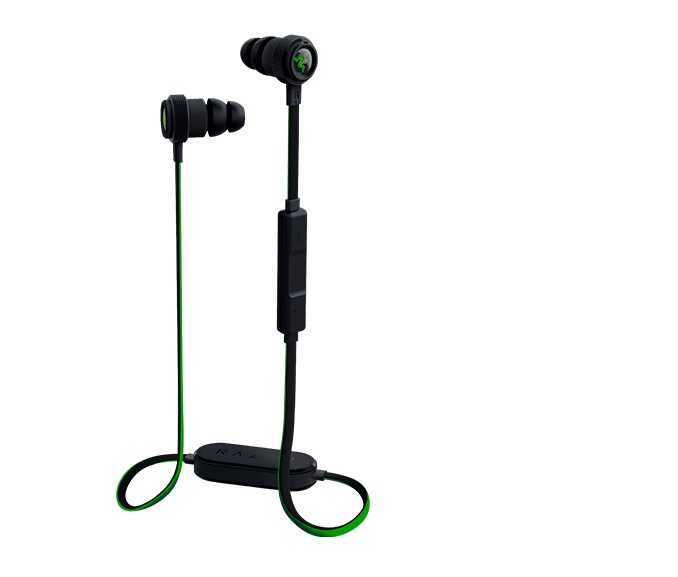 Razer Audífonos Intrauriculares con Micrófono Hammerhead, Inalámbrico, Bluetooth, Negro/Verde
