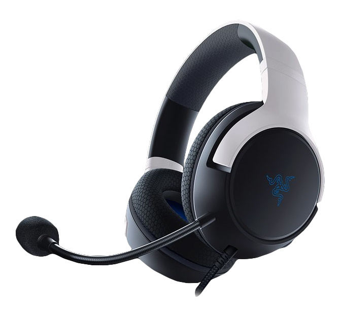 Razer Audífonos Gamer Kaira X para PlayStation/PC/Switch, Alámbrico, 1.3 Metros, 3.5mm, Negro/Blanco