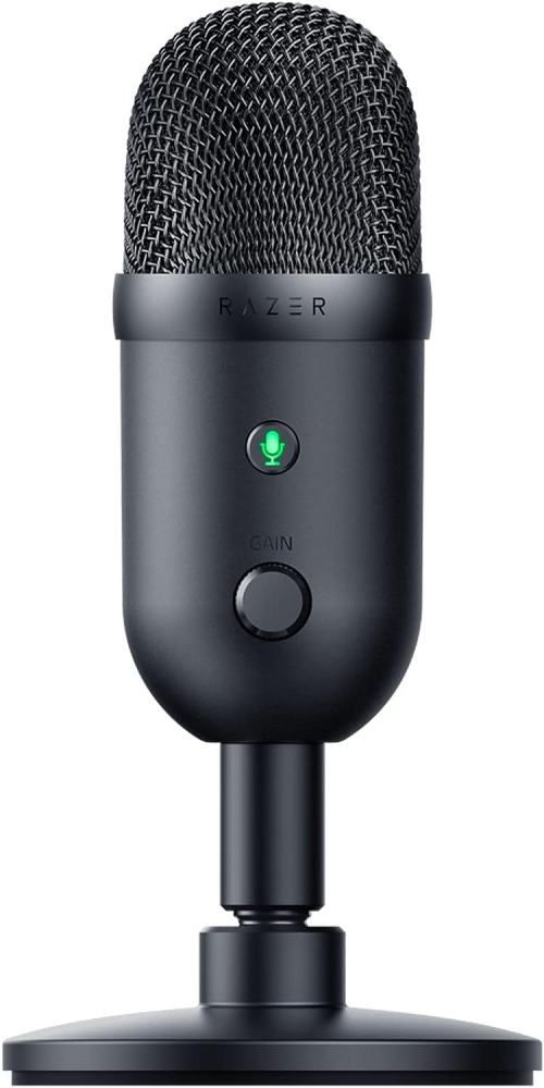 Razer Micrófono Seiren V2 X, Alámbrico, USB, Negro