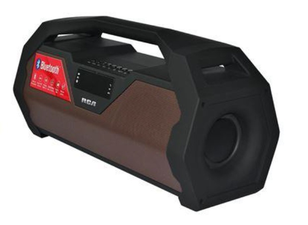RCA Bocina Portátil SP303BT, Bluetooth, Inalámbrico, 8W RWS, USB, Negro/Rojo
