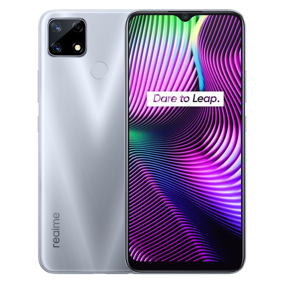 Realme 7i 6.5" Dual SIM, 1600 x 720 Pixeles, 64GB, 4GB RAM, 4G, Android 10.0, Plata