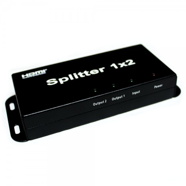 Redleaf Video Splitter HDMI, 2 Puertos HDMI, Negro