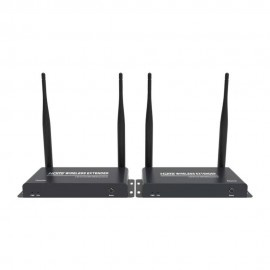 Redleaf Kit Extensor HDMI con Multicast, Inalámbrico, WiFi, hasta 200 Metros, Negro