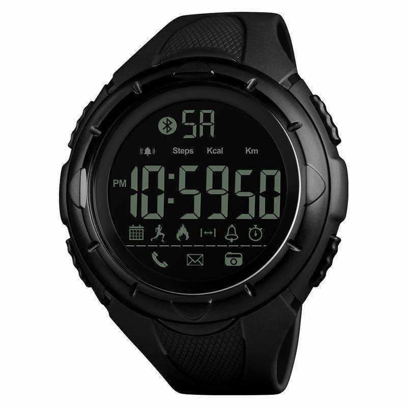 Redlemon Smartwatch Skmei 1326, Bluetooth, Android/iOS, Negro - Resistente al Agua