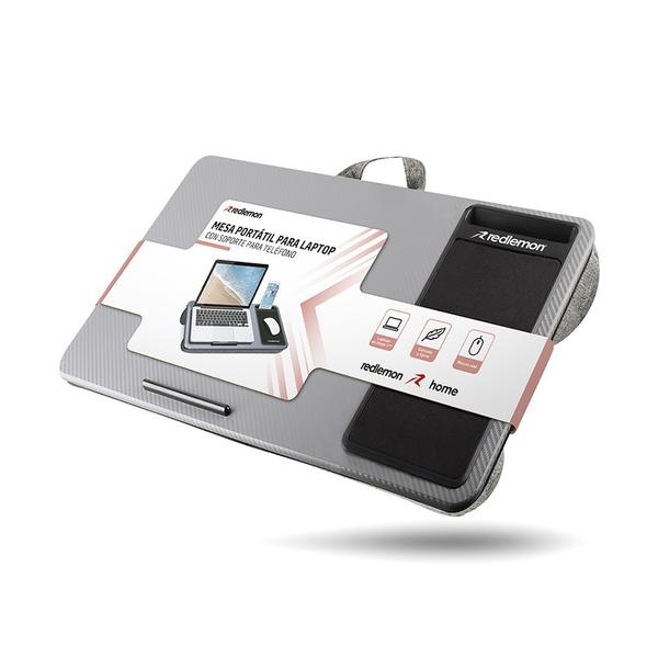 Redlemon Mesa Ergonómica para Laptop, Negro/Gris