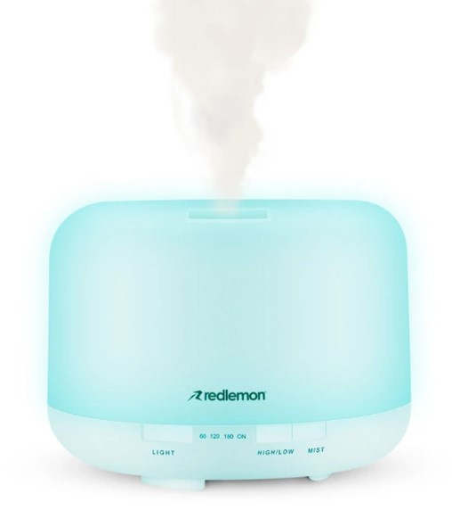 Redlemon Humidificador y Difusor de Aceites 82110, 500ml, Multicolor