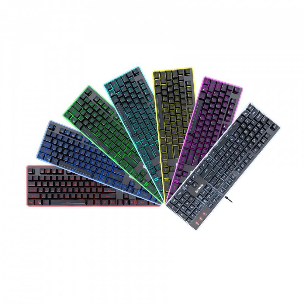 Teclado Gamer Redragon DYAUS 2 K509 RGB, Teclado Membrana, Alámbrico, Negro (Español)