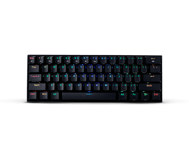 Teclado Gamer Redragon Draconic K530, Teclado Mecánico, Switch Redragon Brown, Inalámbrico, Negro (Inglés)