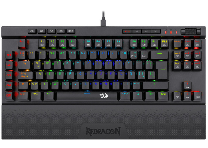 Teclado Gamer Redragon Magic-Wand Pro RGB, Teclado Mecánico, Switch Redragon Red, Alámbrico, Negro (Español)